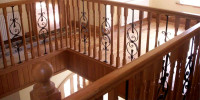 Staircases and banisters designed and fitted by McGill Joinery, Donegal, Ireland